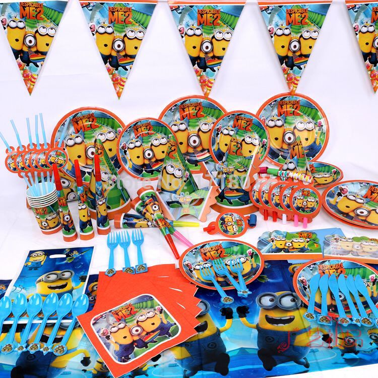 Minions Party Pack - 68 Pieces