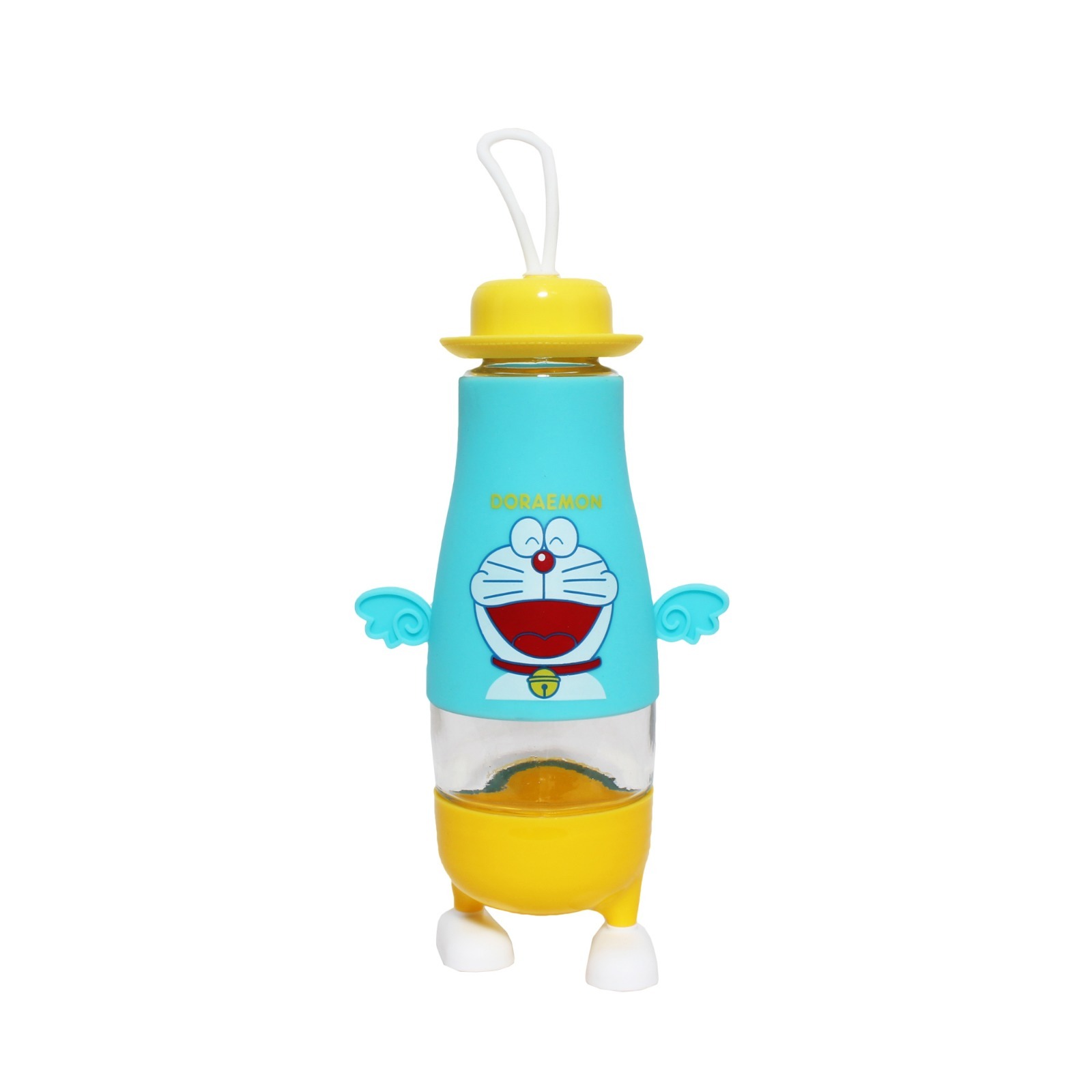 Doraemon Silicon Glass Bottlles