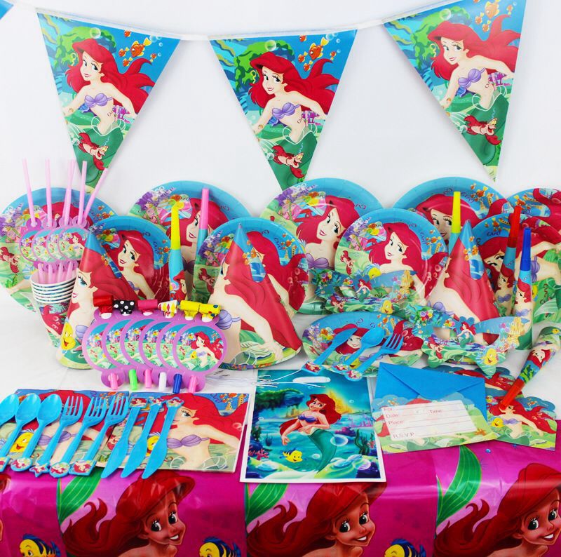 Mermaid Party Pack - 68 Pieces