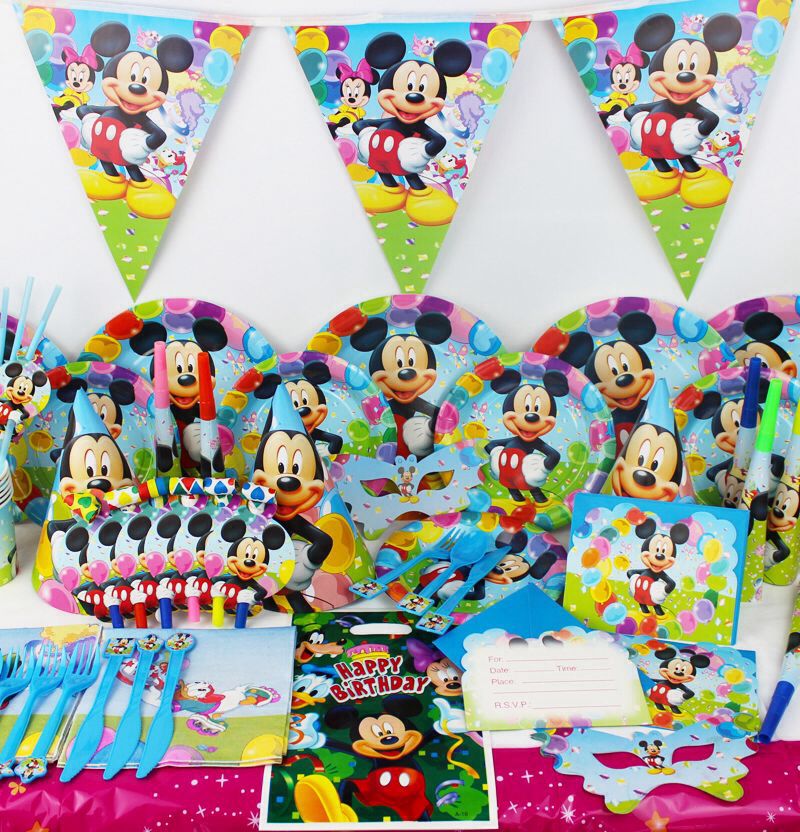 Mickey Mouse Party Pack - 68 Pieces