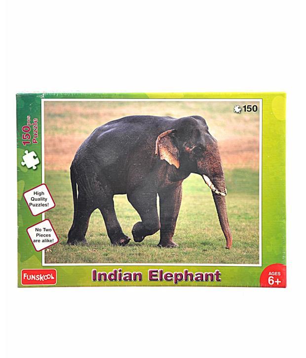 Indian Elephant Puzzle (150 Pcs)