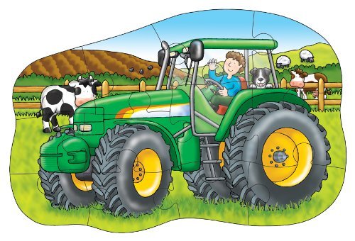 Little Tractor Double Sided Puzzle
