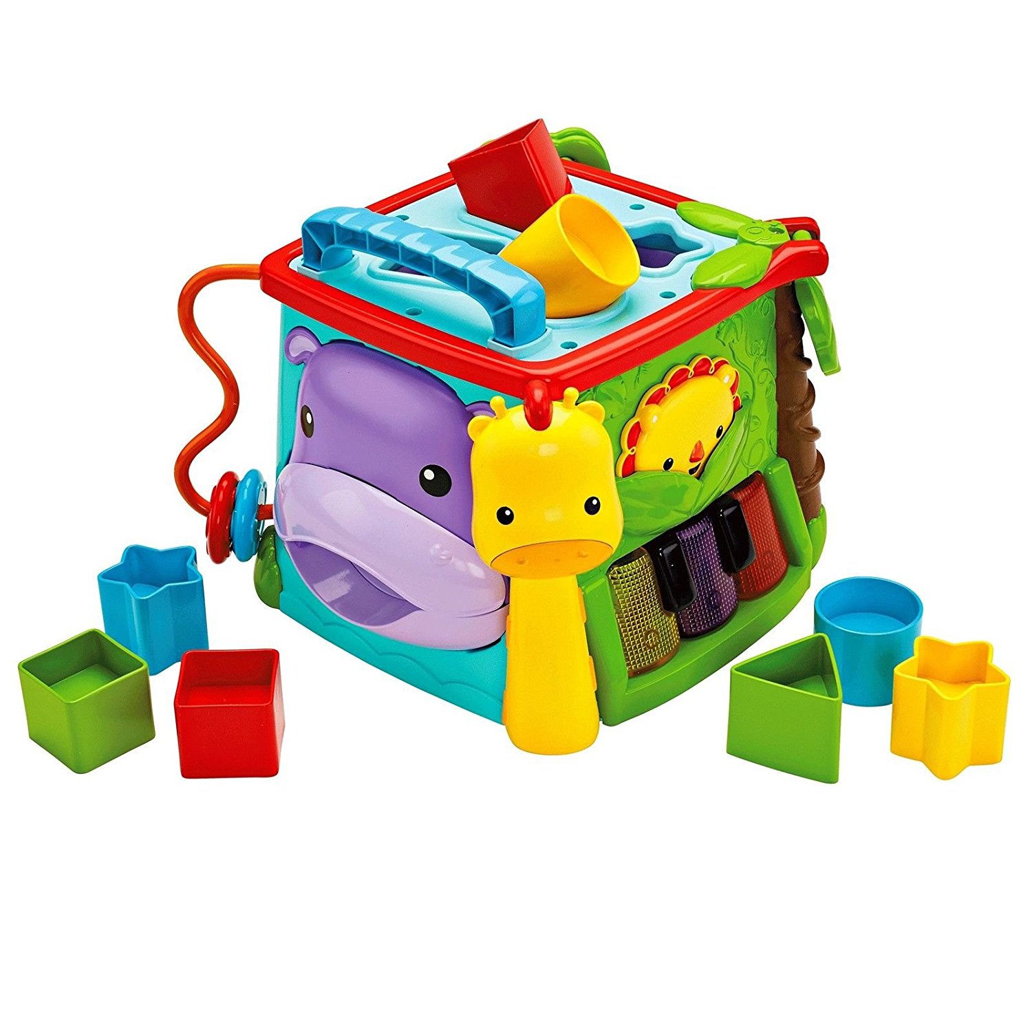Fisher Price play and learn activity cube.