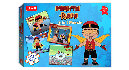 Mighty Raju 4 in 1 Puzzle