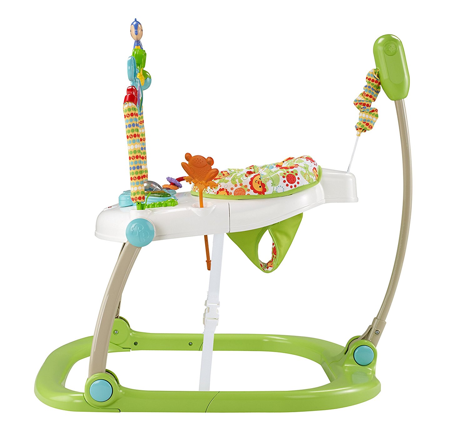 Fisher Price Rainforest Friends Spacesaver Jumperoo Baby Bouncer