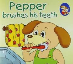 Pepper Brushes His Teeth