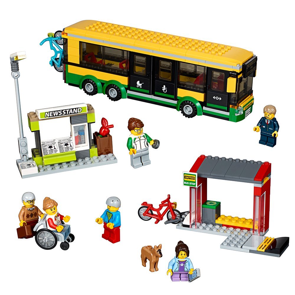 LEGO City Town Bus Station Building Kit