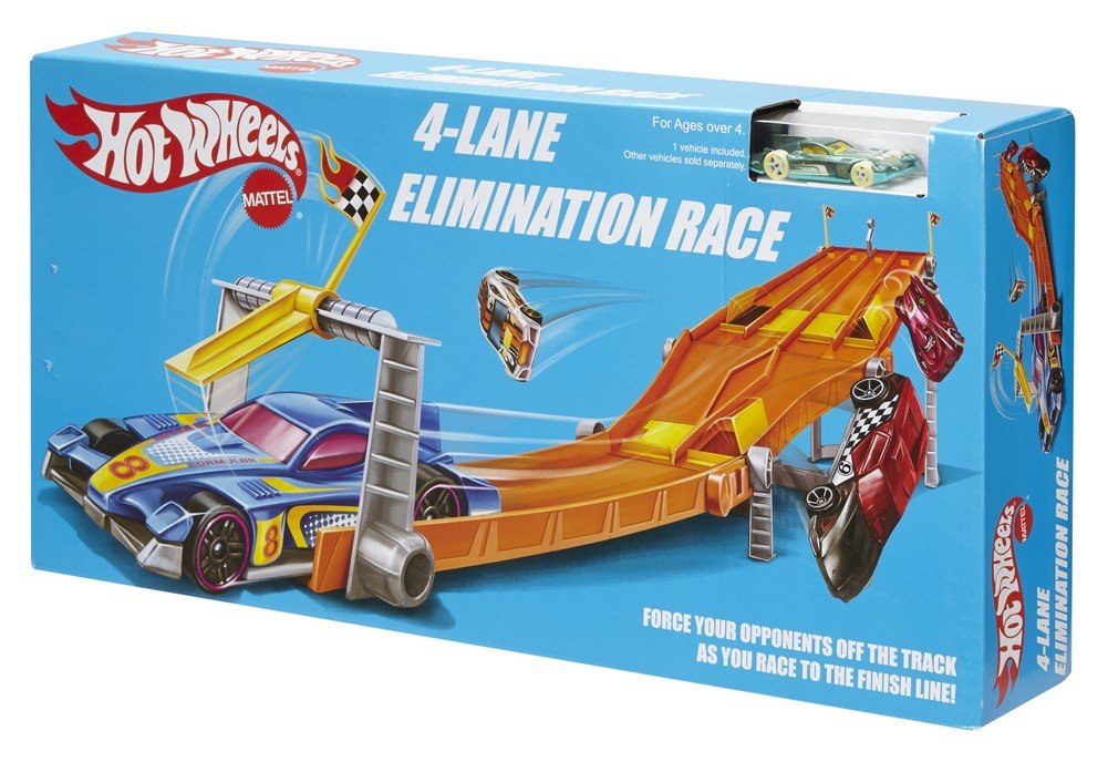 4-Lane Elimination Race Track Set