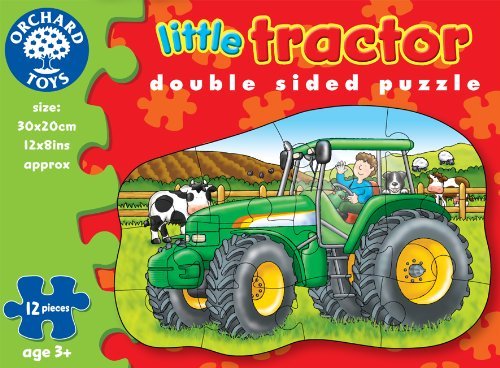 Little Tractor Double Sided Puzzle