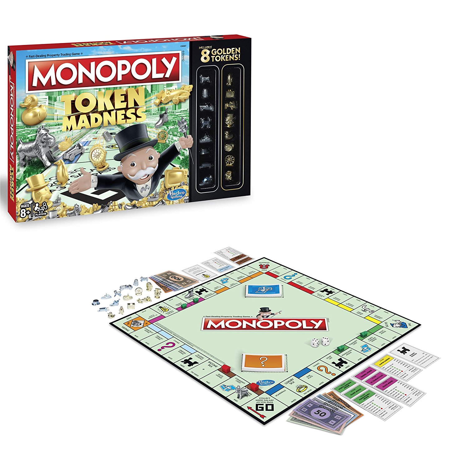 Monopoly Token Madness Game