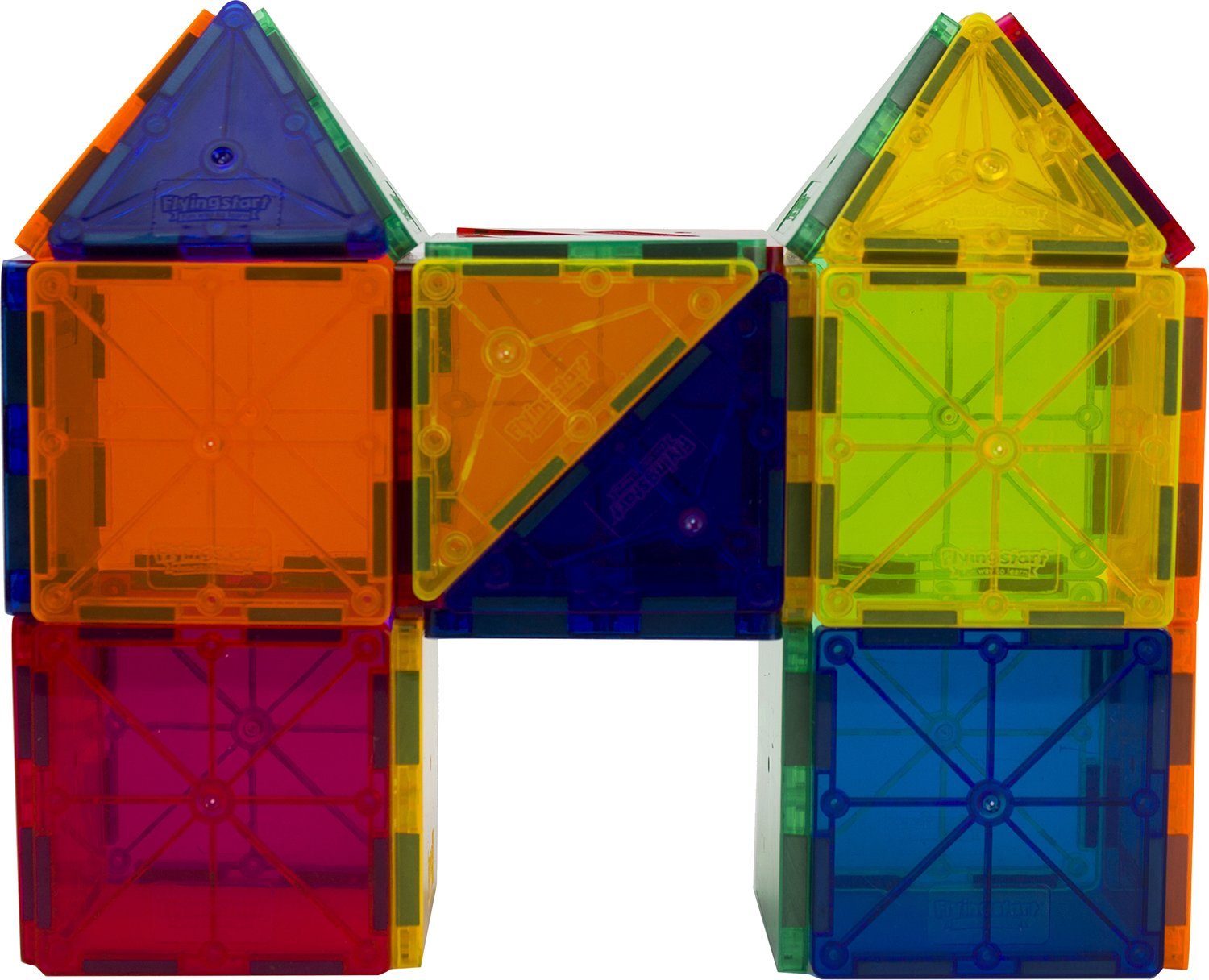 3-D Magnetic Building Tiles Blocks
